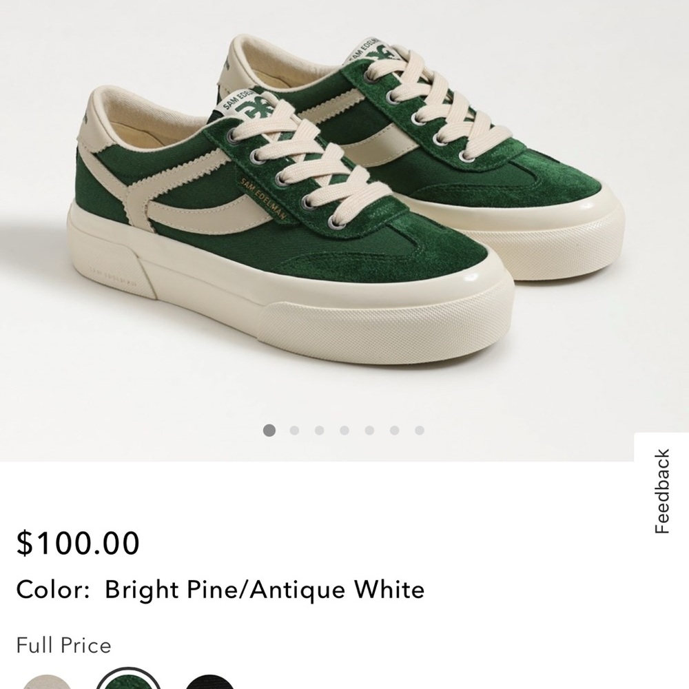 Sam Edelman Simone Green Sneakers